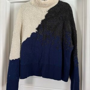 Lululemon Colorblock Turtleneck Sweater